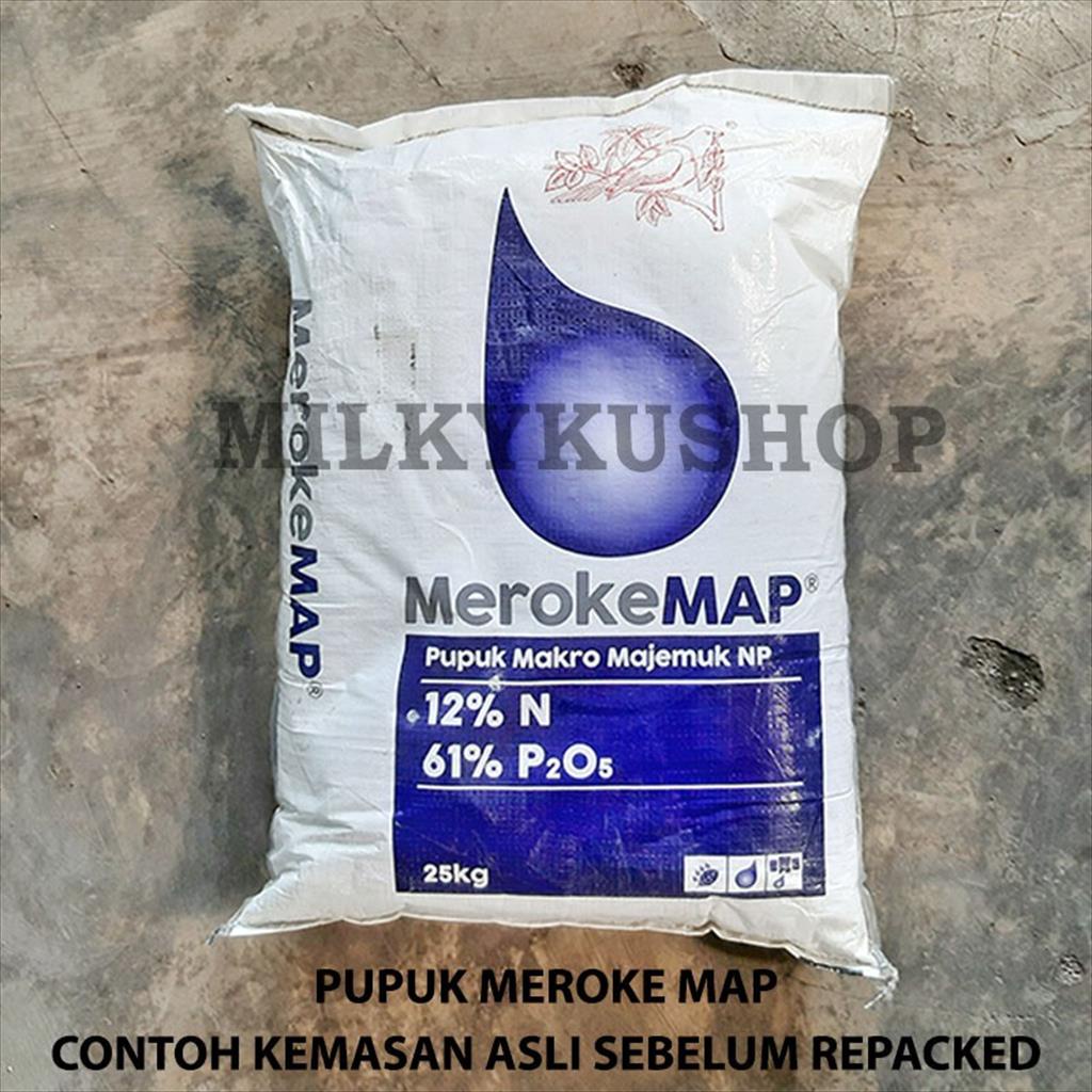 PUPUK MEROKE MAP 1 KG KEMASAN REPACK HIDROPONIK MONO AMONIUM NITRAFOS