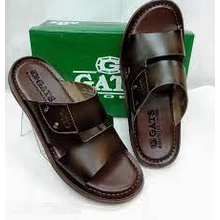 sandal kulit pria merk gats/ sandal formal /sandal laki laki