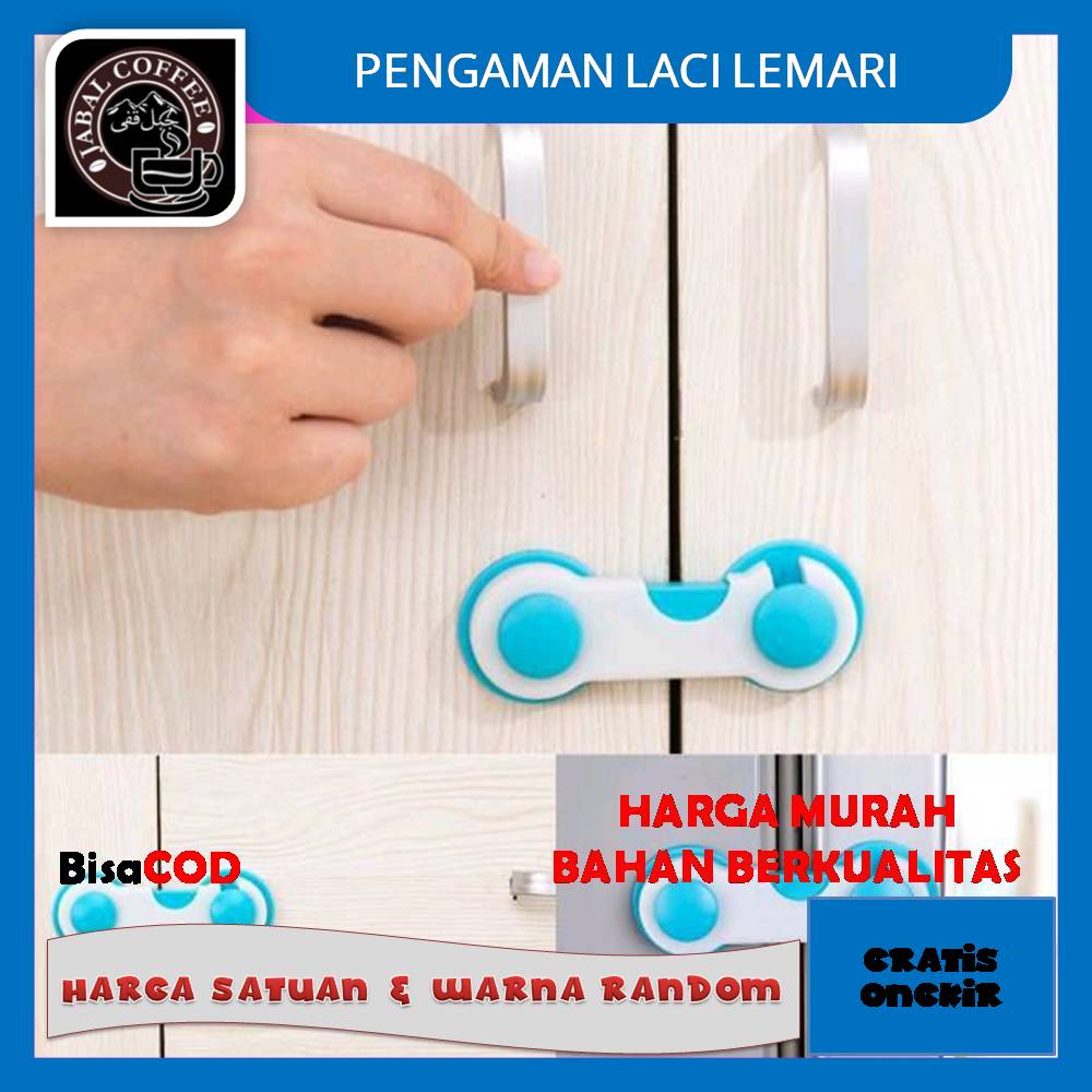 Pengaman Laci Lemari / Pengait Pintu Perabotan Dari Baby / Pengunci Laci Pengaman Lemari Pengait Kode 016