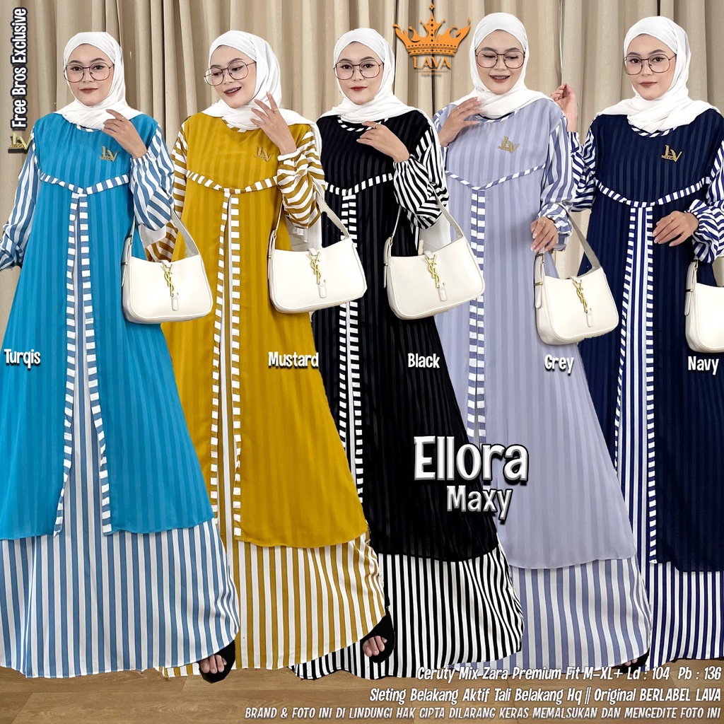 Baju Gamis Ellora Maxy