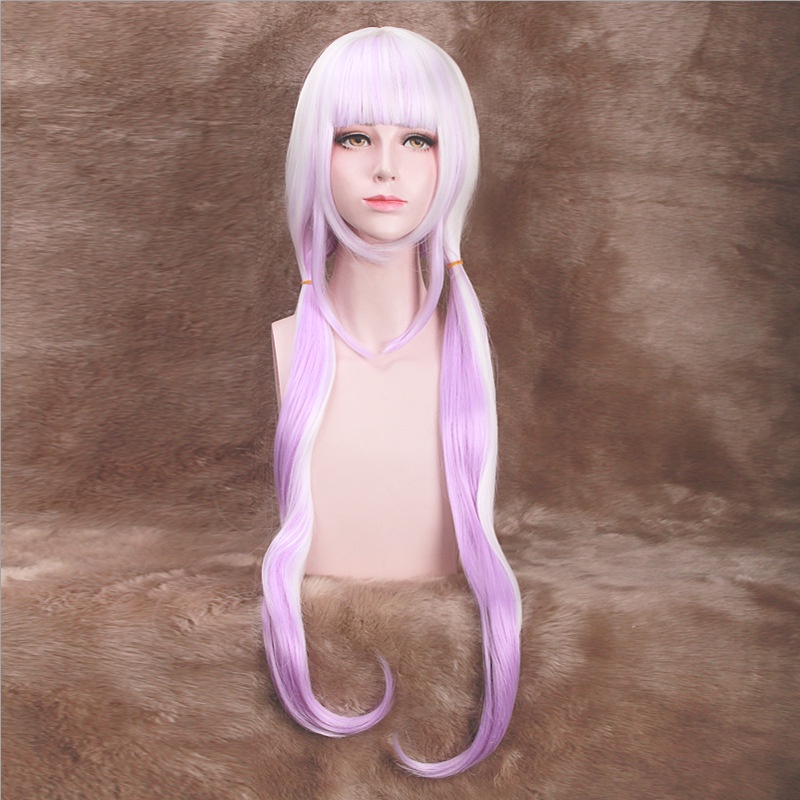 LOL-128 wig rambut palsu daily lolita cosplay miss kobayashi kanna kamui pastel purple ungu