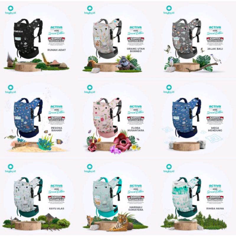 Activa Baby Carrier Mark II Bangga Indonesia bayiku.id