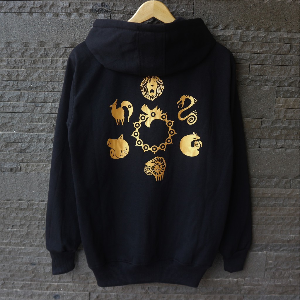 Jaket Sweater Anime Nanatsu no Taizai Seven Deadly Sins Hoodie Jumper Premium Pullover Jumbo