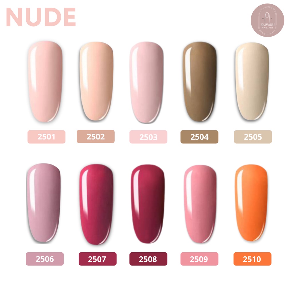 Rosalind Kutek Gel Polish UV LED Nude Color Series