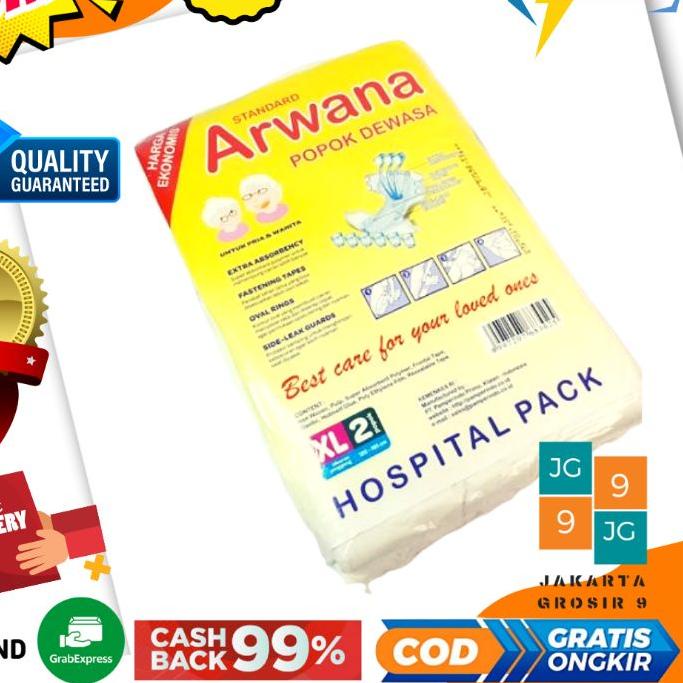 ➫ POPOK PEREKAT ARWANA POPOK DEWASA SIZE M / L / XL ISI 12 ➩