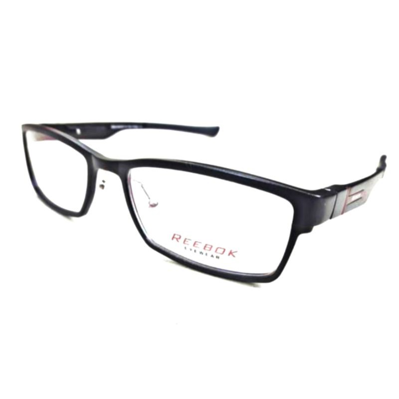 Kacamata Frame Minus Pria Titanium Carbon Reebok C1 Black - Anti korosi