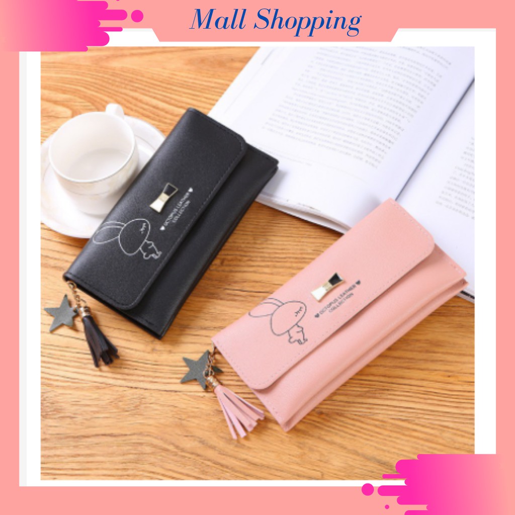 (COD) Dompet Wanita Dompet Panjang Dompet Fashion Korea MALLSHOPPING