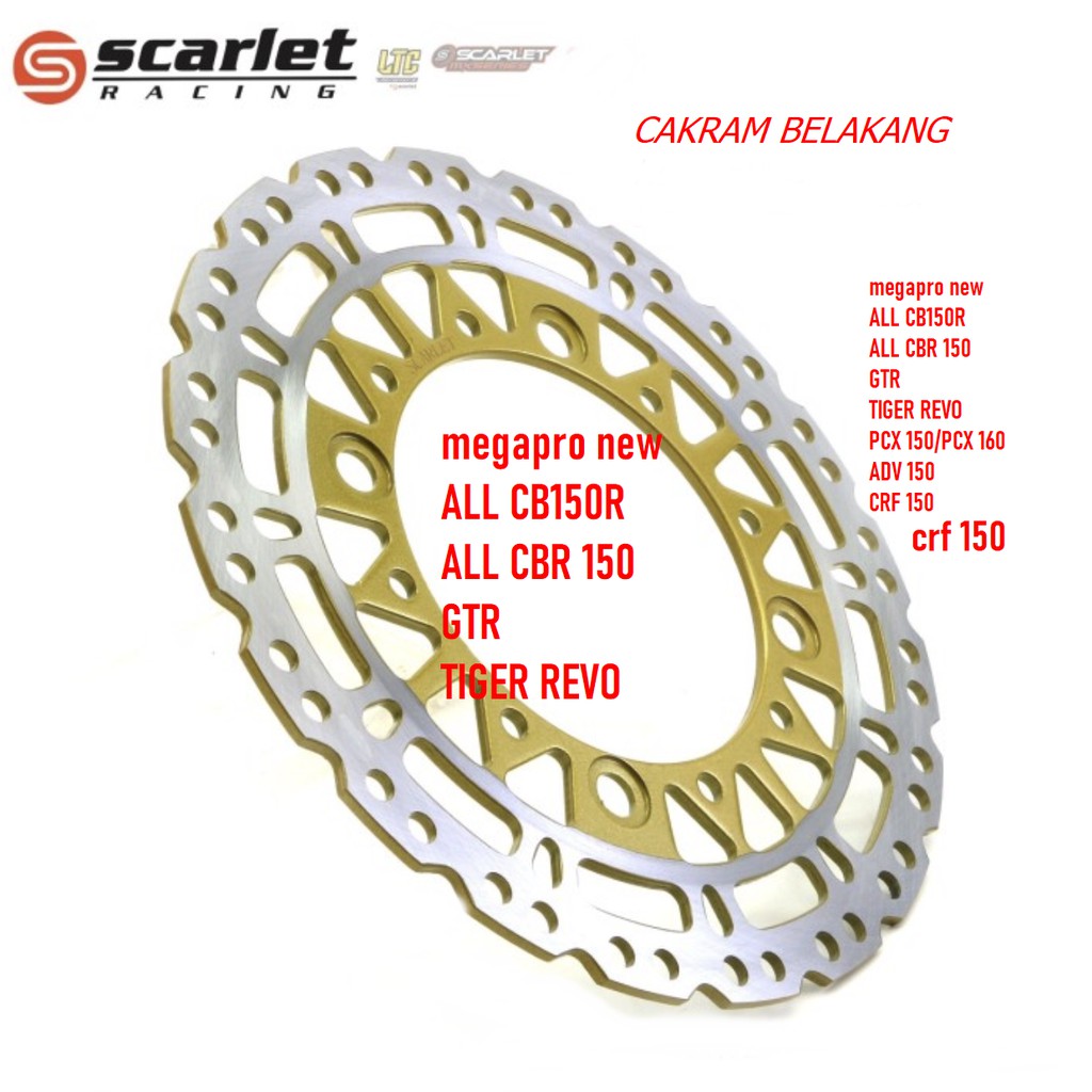 PIRINGAN BELAKANG CBR 150 -CB150R-MEGAPRO NEW-TIGER REVO- GTR-CBU THAILAND-CBR LOKAL DLL