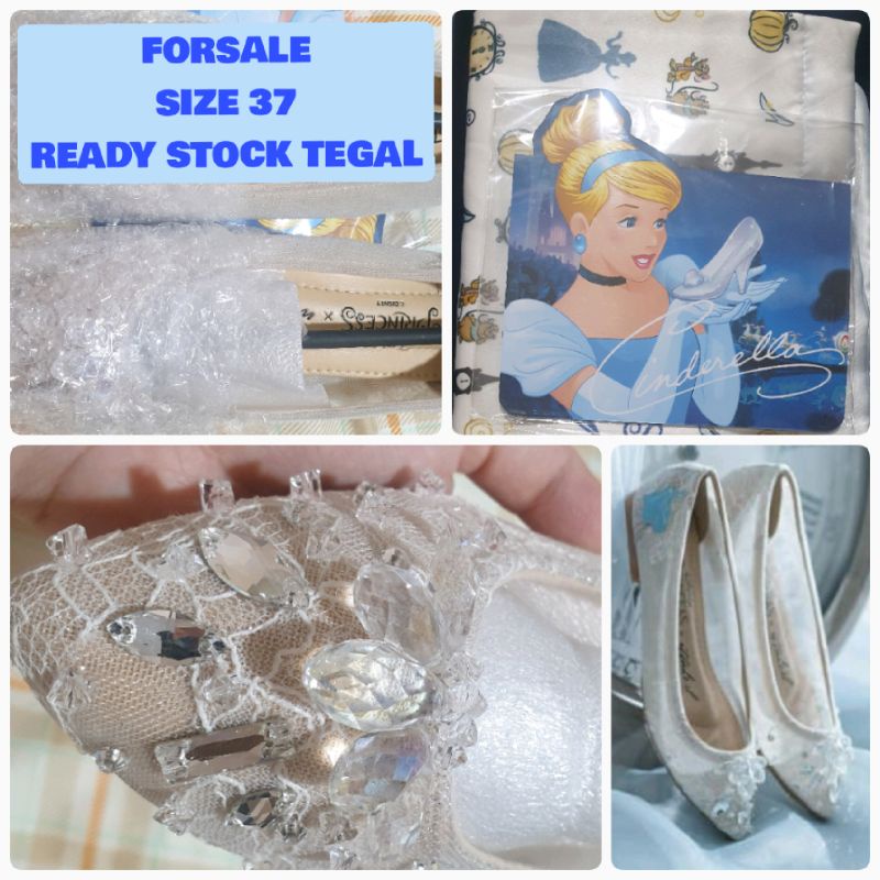 READY SIAP KIRIM Ittaherl Disney Princess Cinderella Sz 37