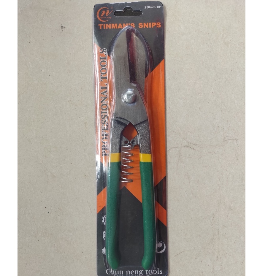 Gunting Baja Ringan 10 Inch 250 mm / Gunting Seng / Gunting Plat Carbon Steel Berkualitas