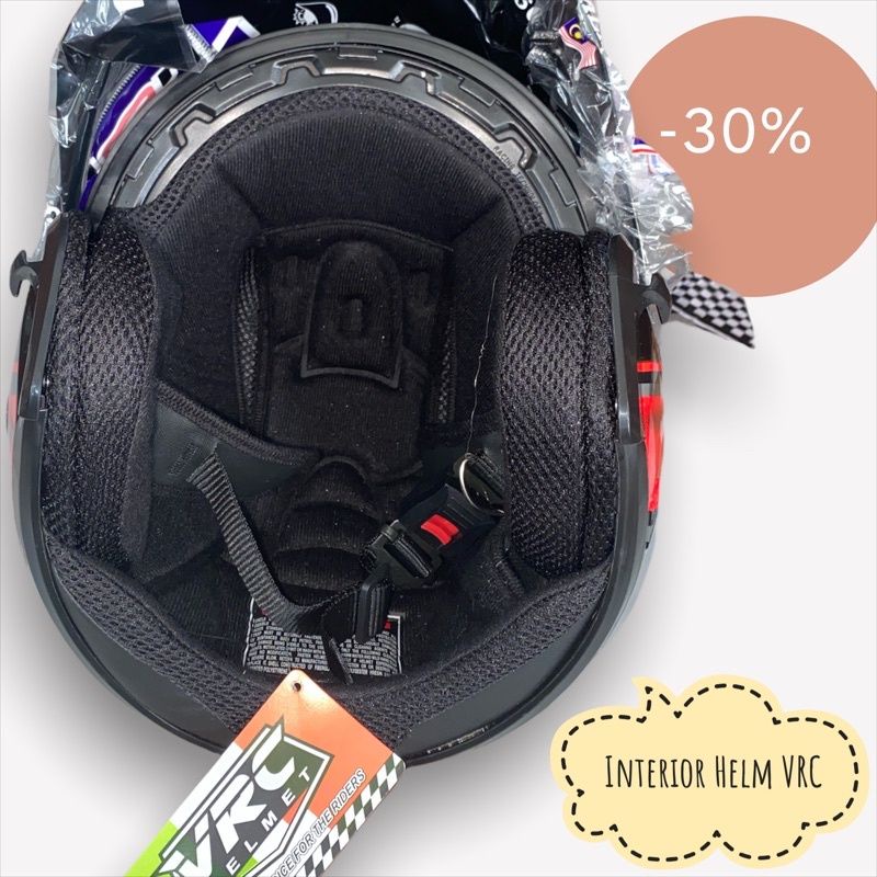 HELM CENTRO VRC MOTIF ORIGINAL_HELM CENTRO MOTIF HEM DEWASA MURAH