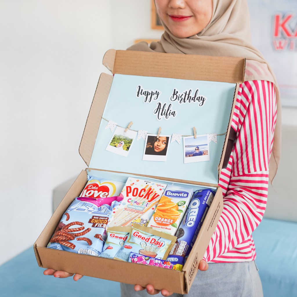 Snack Box Custom Kado Hadiah Wisuda Ulang Tahun