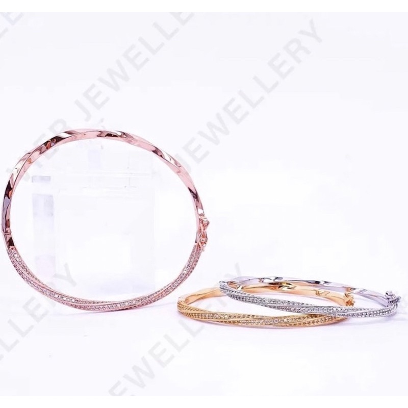 Gelang Replika Berlian kode 013342 Lapis Emas Xuping Vier