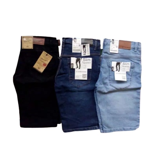 celana jeans pendek stretch / non stretch / distro / reguler / skinny / melar ...size 27-38