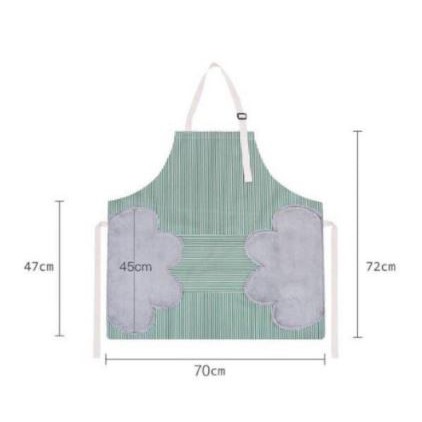 [ Cinicini ] Celemek Dapur Anti Minyak Celemek Apron Waterproof Celemek Kekinian