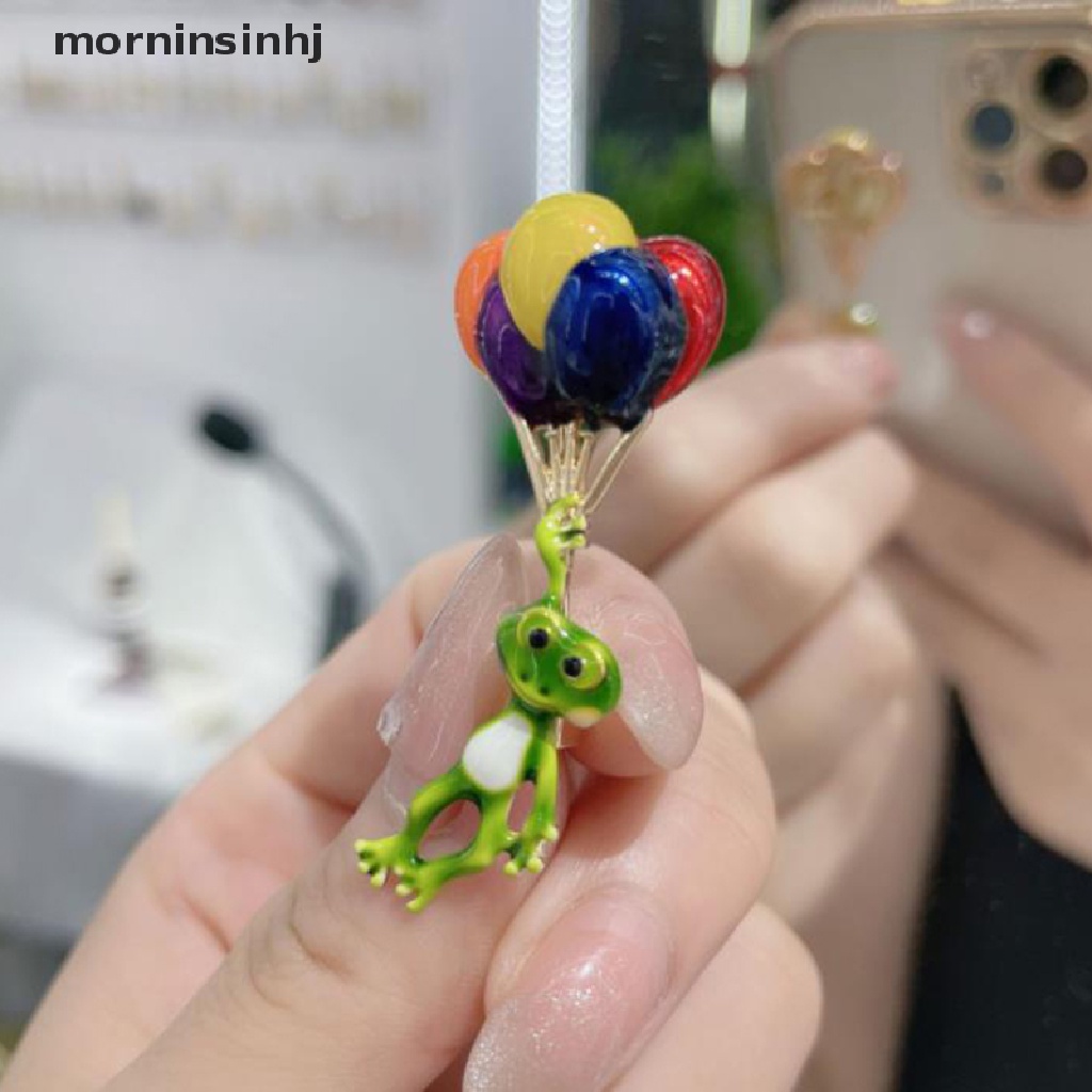 Mornin Bros Pin Enamel Bentuk Katakbalon Untuk Aksesoris Fashion Wanita