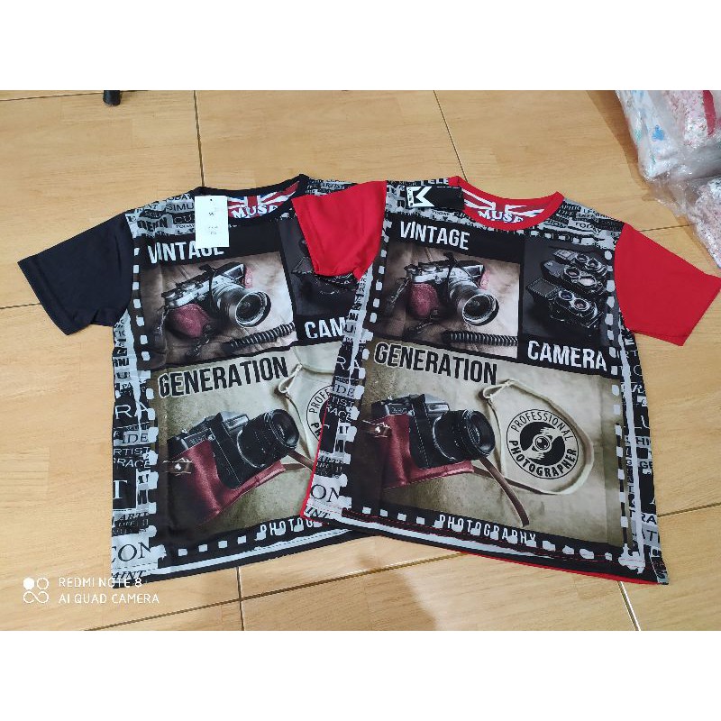 Kaos Anak Print Thai 3D oblong  cowok 8-10 tahun