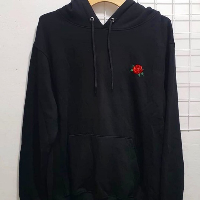 h and m rose hoodie