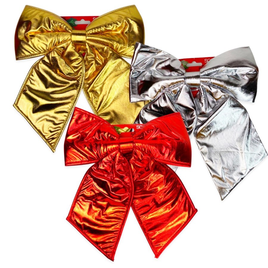 

CHRISTMAS Holiday Dinner Party Tree Decoration Ornament Ribbon Bow Dekorasi Hiasan Pita Pohon Natal