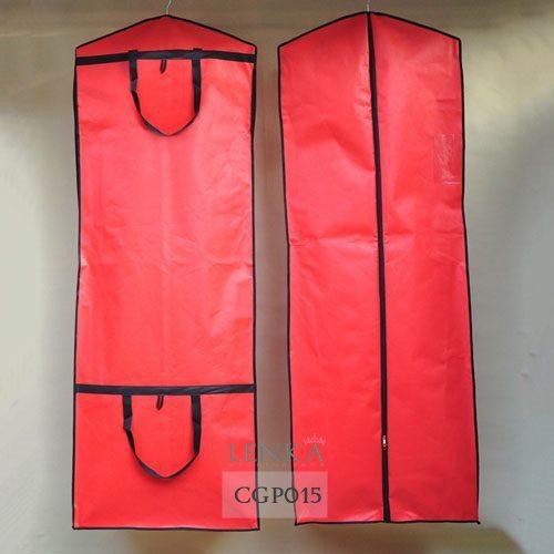 [SIAP KIRIM] TAS COVER PELINDUNG BAJU GAUN PERNIKAHAN PENGANTIN MERAH CGP015