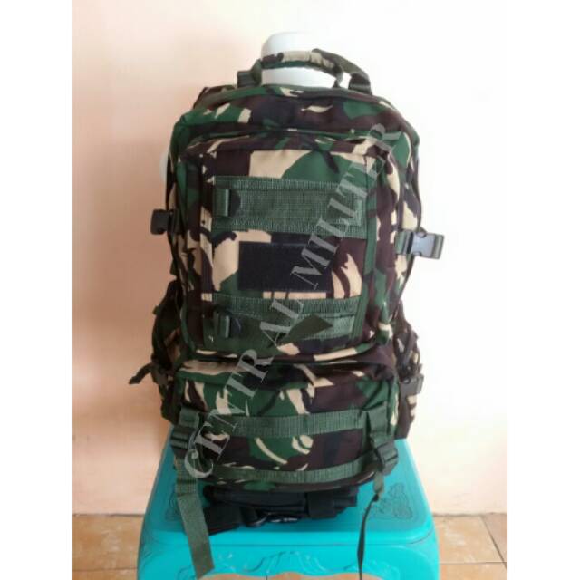 Ransel Libanon Besar Loreng Malvinas/ Tas Punggung/ Ransel Loreng