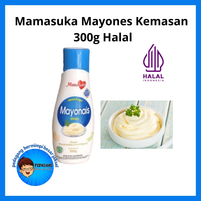 

Mamasuka Mayones Kemasan 300g Halal/ Mayonnaise/ Mayones /Mayonaise mama suka/ mmsk Mayonais