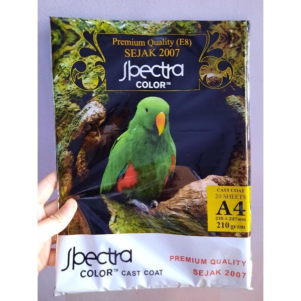 Spectra Color Cast Coated Photopaper A4 210 gsm