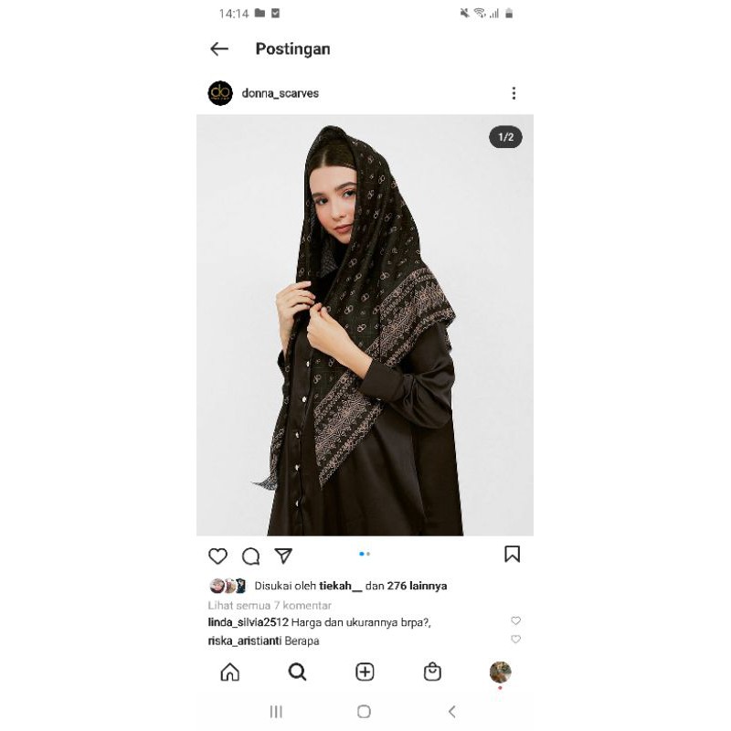 Monogram donna scarves