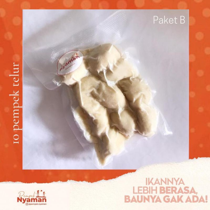 

Pempek Nyaman - 10pcs pempek telur frozen