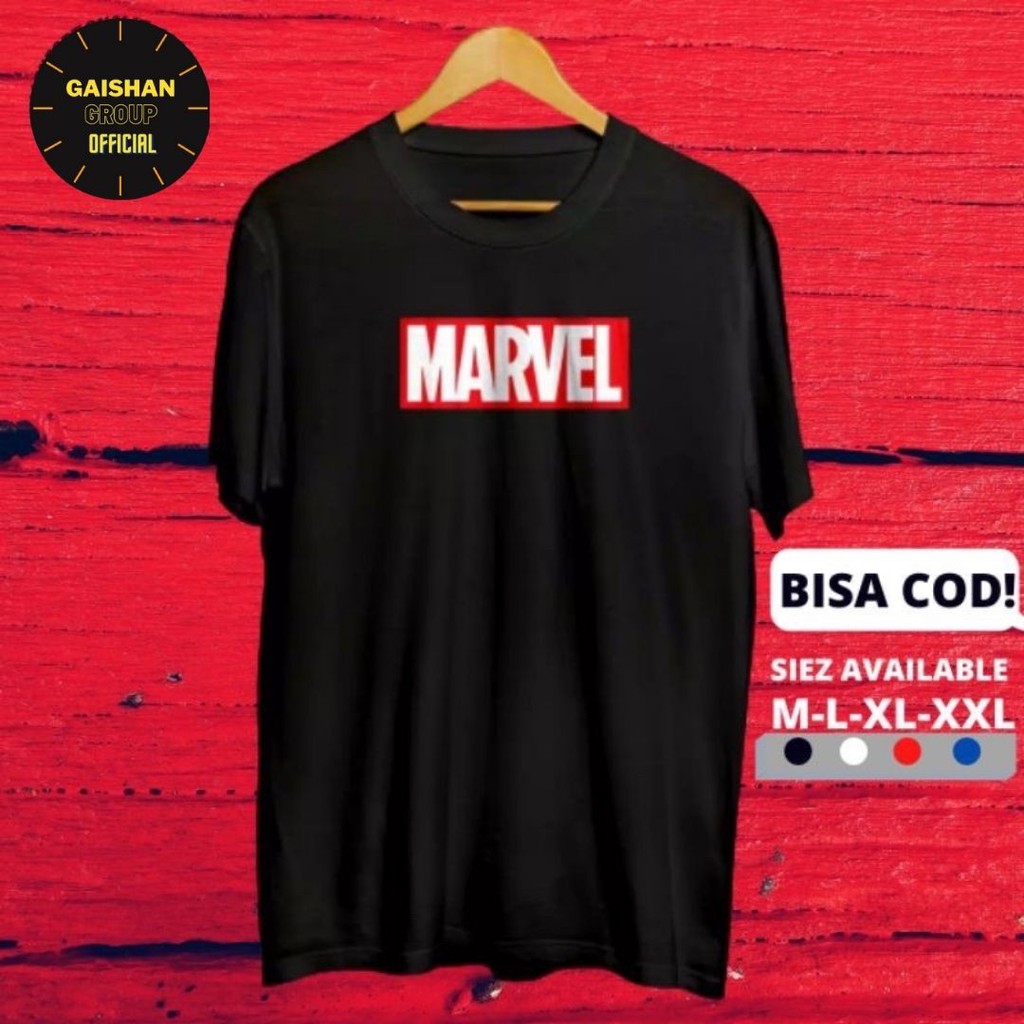 Kaos Marvel Kaos Superhero Kaos Anime Kaos Distro Motif Marvel Kaos Distro Original Baju Marvel