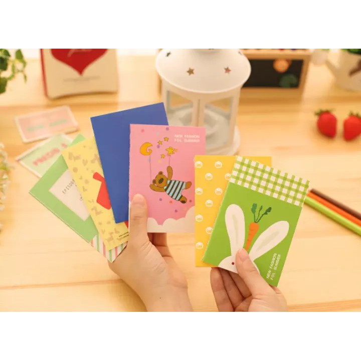 NOTEBOOK MINI LUCU - BUKU CATATAN ORET ORETAN COMPACT - TRAVEL BOOK