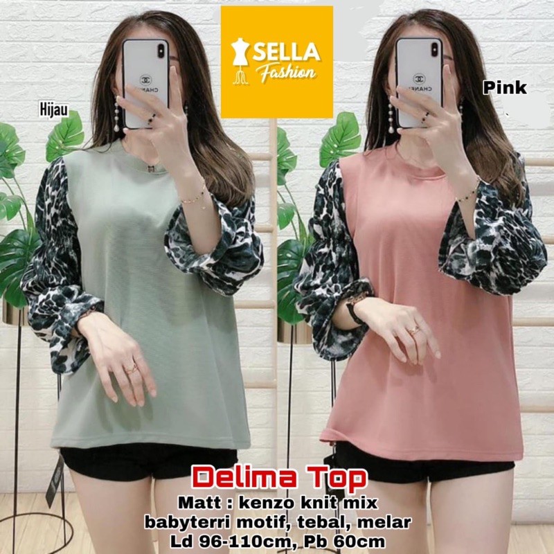 Delima Top by Sella Fashion Knit Premium