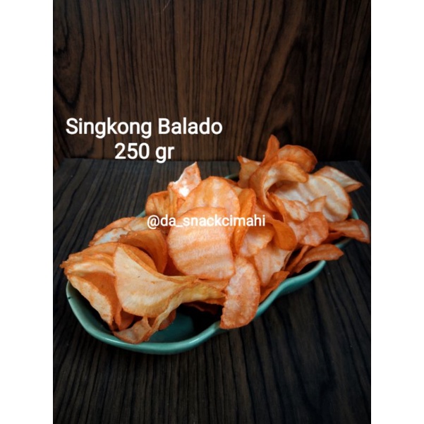 

Singkong Balado 250 gr | Cemilan #da_snackcimahi