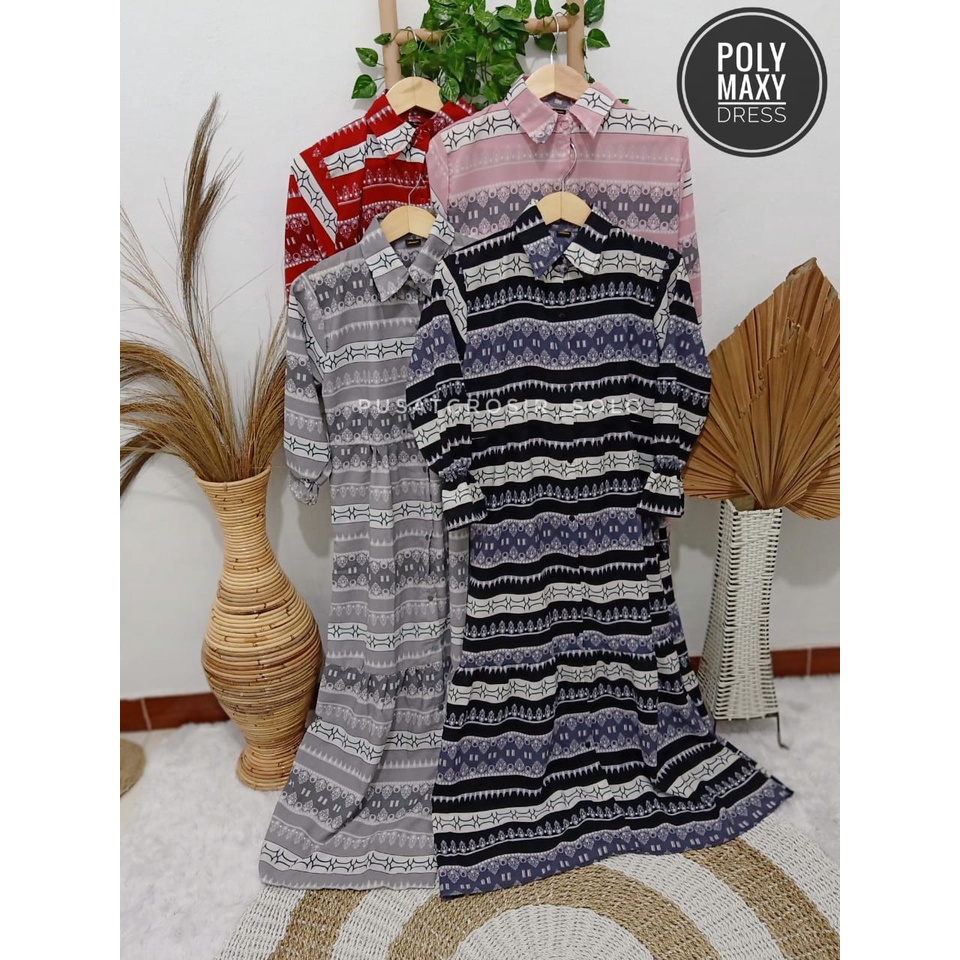 CUCI GUDANG!! Polly Maxy Dress