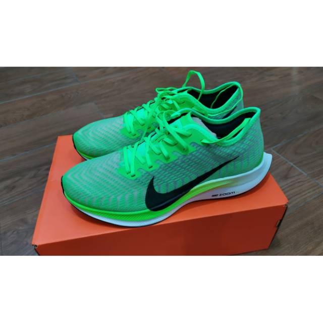 Sepatu Lari Pria Sneaker Nike Zoom Pegasus Turbo 2 BNIB Original Electric Green