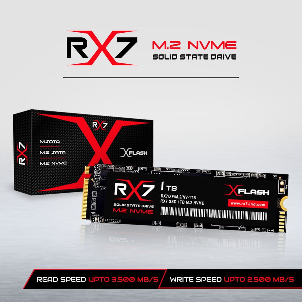 SSD M2 NVME / M.2 NVME/ M2NVME 1TB RX7 RESMI GARANSI 3 TAHUN