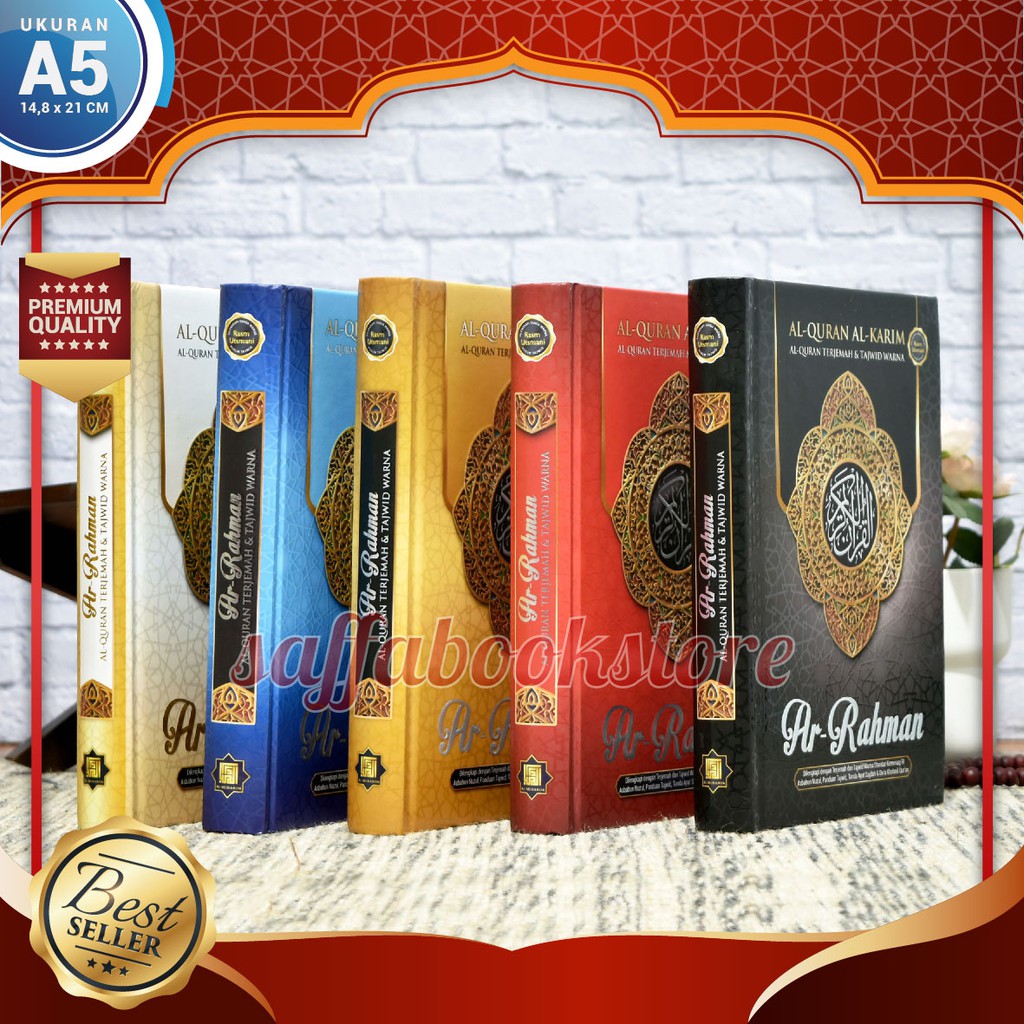 Al Quran Tajwid Dan Terjemahan A5 Sedang & A6 Ar Rahman, Al Quran Kecil, Alquran Murah, Quran Terjem