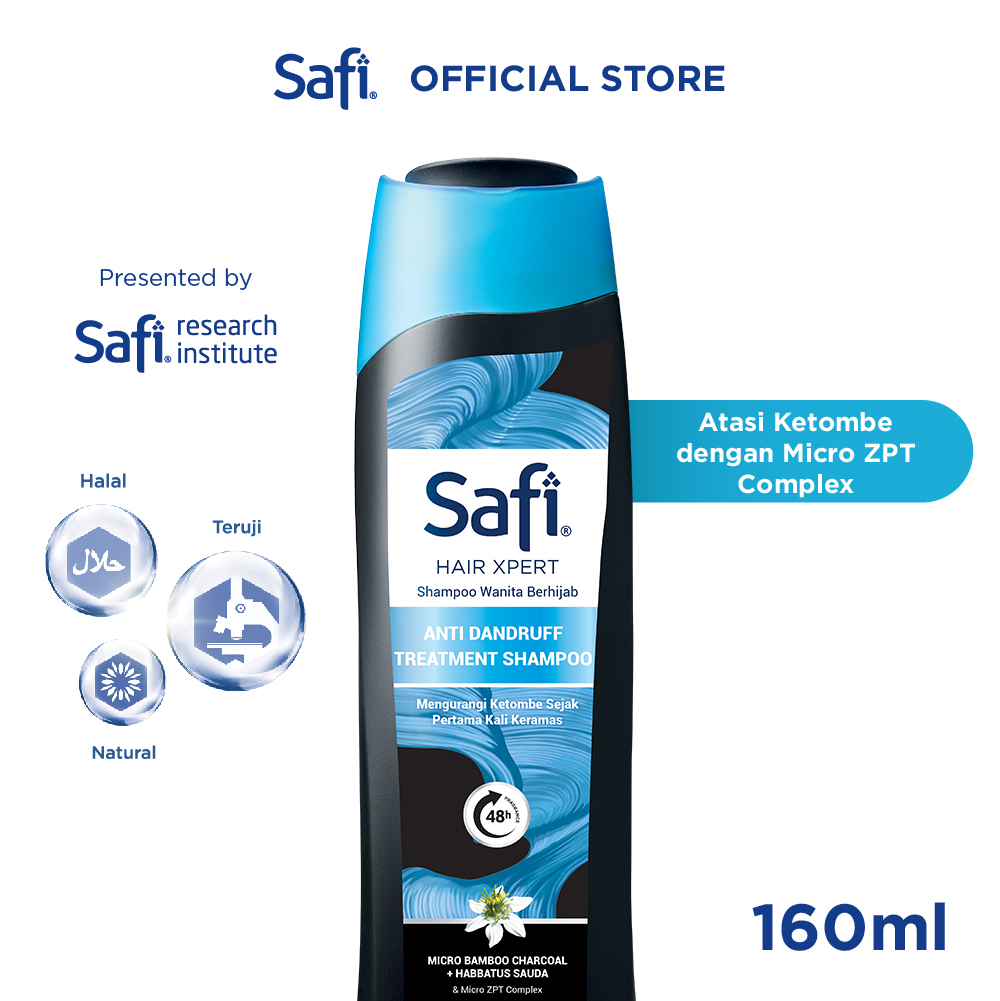 Safi Hair Xpert-Anti Dandruff Shampoo 160gr - Perawatan Rambut
