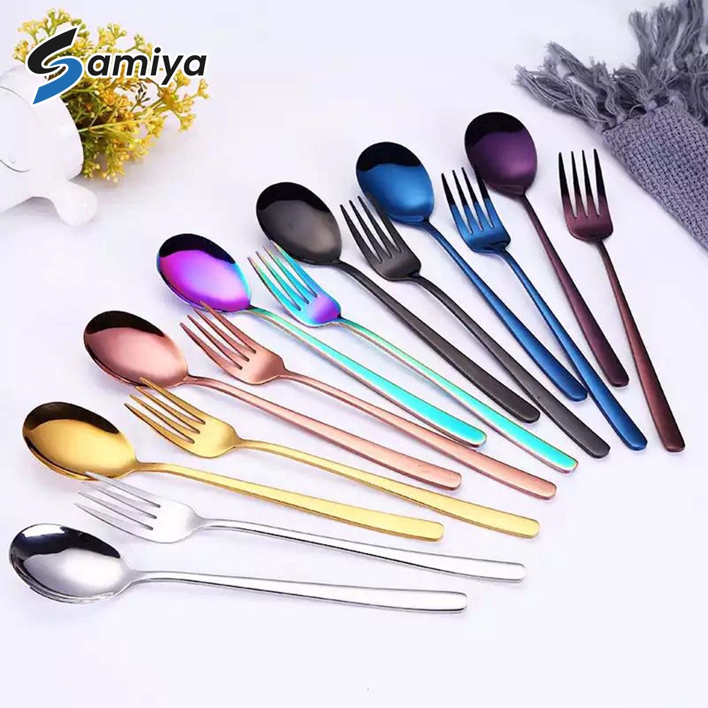 sendok garpu korea stainless steel SUS410 / korean spoon fork SUS 410