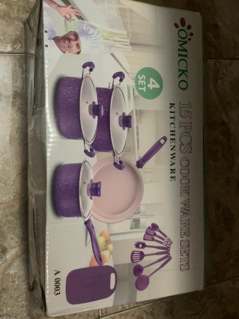 Set Panci Gse 13 Pcs Makassar, Set Panci Teflon Gse