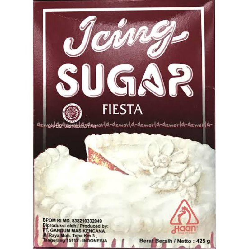 

HAAN ICING SUGAR 425GR