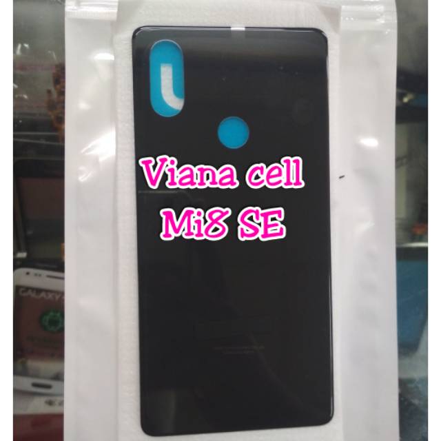 XIAOMI MI8 SE BACK DOOR COVER CASING KESING BELAKANG / TUTUP BATERAI XIOMI MI8 SE ORIGINAL. KACA