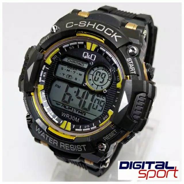 Jam Tangan Pria Q&Q Digital Sport / Jam Tangan Pria Murah