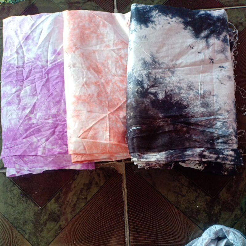 Kain Rayon motif / kain santung bahan daster