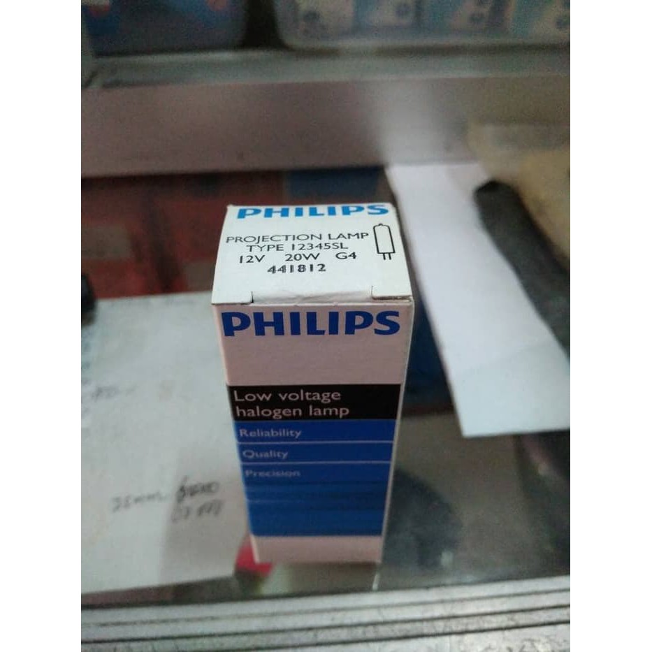 Jual Halogen Kacang Philips 12v 12 volt 20w 20 watt Berkualitas
