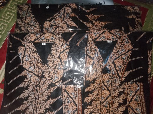 Couple Batik Asmara Linggar 7 Batik Couple Pekalongan Motif Modang Coklat Katun Premium Ori Bcp