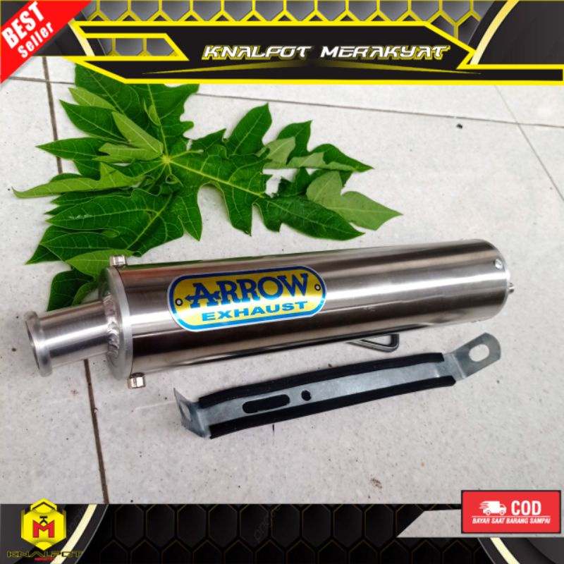 slincer knalpot arrow stenles ninja rr rr rx king Victor150