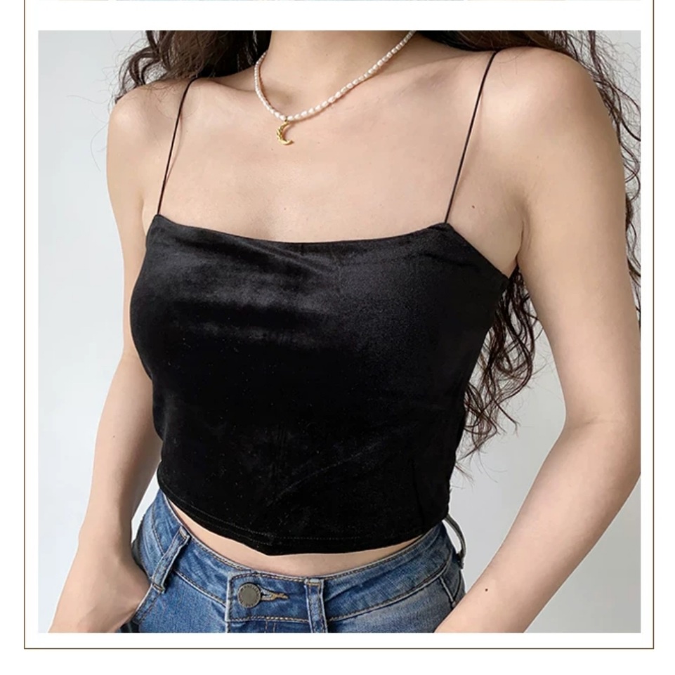 Tanktop Korean Velvet / Korean Tanktop / 2366