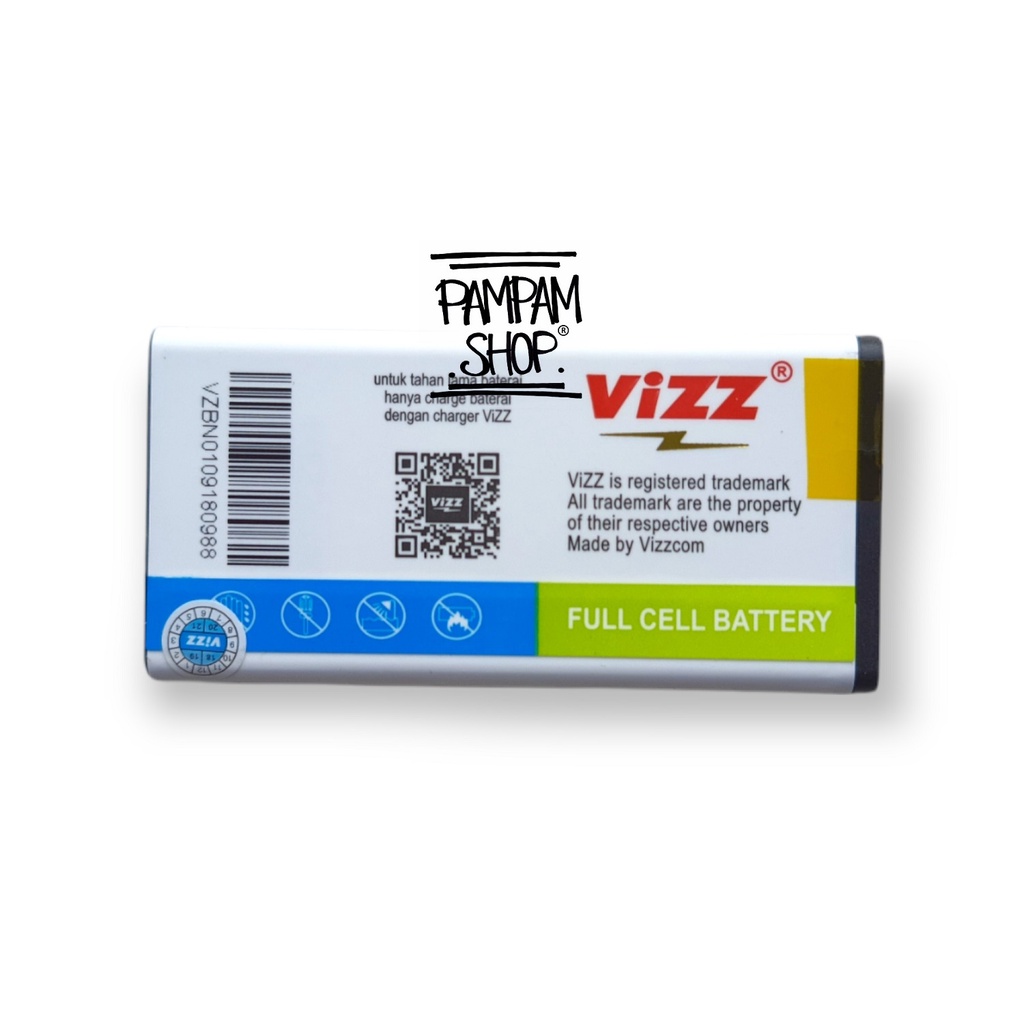 Baterai Vizz Double Power Original Nokia Lumia X BN-01 BN01 Batre Batrai Battery Ori HP Handphone BN 01