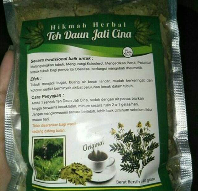 Pelangsing Teh Daun Jati Cina Hikmah Herbal Kosmetik Murah Teh Pelangsing Pusat Kosmetik Murah Indonesia